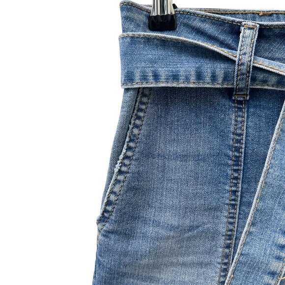 Kut From The Kloth Reese High-Rise Ankle Straight Leg Tie Belt Jeans Women Sz.00 - Picture 6 of 14
